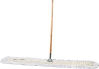 Tidy Tools Commercial Dust Mop & Floor Sweeper – 60 X 5 in. Cotton Mop Head, 63 in. Wooden Broom Handle & Metal Frame