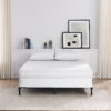 Mainstays 7" Adjustable Metal Bed Frame, Black, Adjusts Twin - Queen
