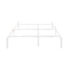 Mainstays 12" Adjustable Metal Platform Bed Frame, White, Twin - King