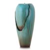 Alpine Corporation DIG100XS 33 in. Tall Water Jar Fountain with LED Light, Turquoise