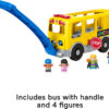Fisher-Price Little People Toddler Learning Toy, Big Yellow School Bus Musical Push Toy Fisher-Price Little People Toddler Learning Toy, Big Yellow School Bus Musical Push Toy