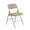 National Public Seating 2201 Beige Fabric Seat Stackable Folding Chair (Set of 4)