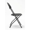 Cosco 60542BLK8E Heavy-Duty Black Fan Back Plastic Outdoor Safe Folding Chair (Set of 8)
