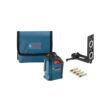 Bosch GLL 2-20 S 65 ft. Self Leveling 360 Degree Horizontal Cross Line Laser Level with Mount and Carrying Pouch