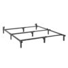 Mainstays 7" Adjustable Metal Bed Frame, Black, Adjusts Twin - Queen