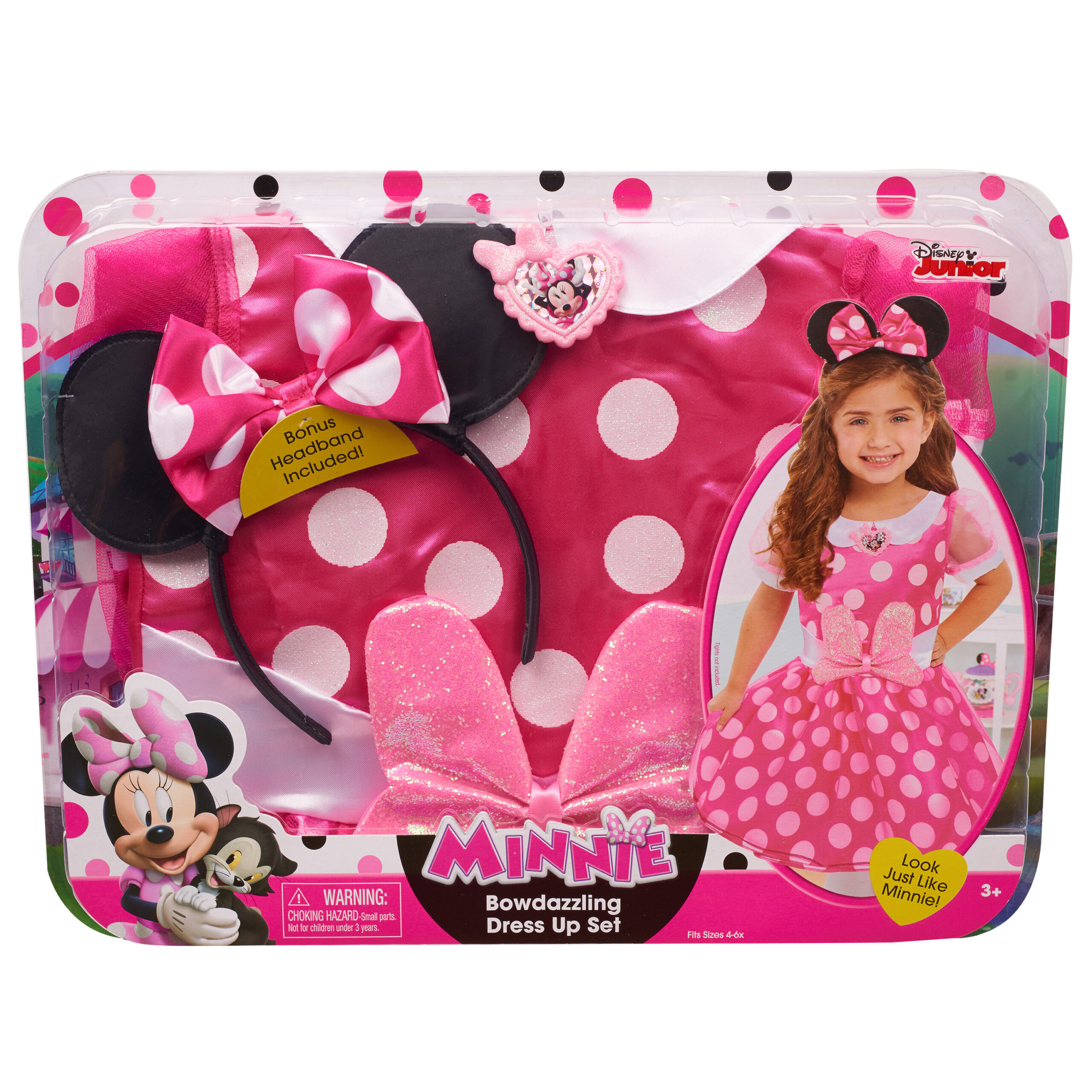 Minnie Mouse Bowdazzling Dress, Officially Licensed Kids Toys For Ages ...