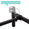 Mainstays 7" Adjustable Metal Bed Frame, Black, Adjusts Twin - Queen