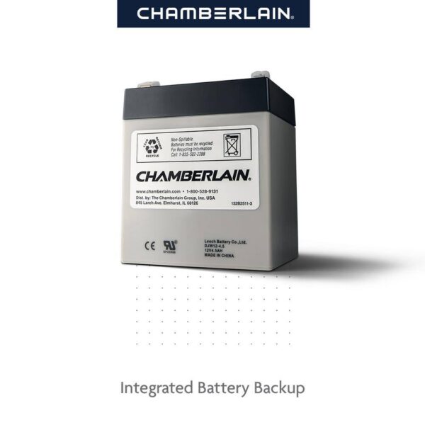 Chamberlain C2212T 1/2 HP Smart Chain Drive Garage Door Opener With ...