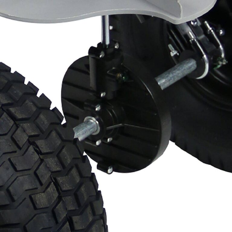 Chapin 8622B 150 lbs. Black Hopper AutoStop Tow Behind Spreader