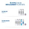 APEC Water Systems RO-90 Ultimate Premium Quality WQA Certified 90 GPD Under-Sink Reverse Osmosis Drinking Water Filter System