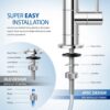 APEC Water Systems RO-90 Ultimate Premium Quality WQA Certified 90 GPD Under-Sink Reverse Osmosis Drinking Water Filter System