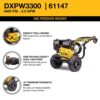 DEWALT DXPW3300 3300 PSI 2.4 GPM Gas Cold Water Pressure Washer with OEM Axial Cam Pump