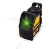 DEWALT DW088CG 100 ft. Green Self-Leveling Cross Line Laser Level with (3) AA Batteries & Case