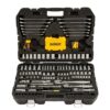 DEWALT 1/4 in., 3/8 in. and ½ in. Drive Polished Chrome Mechanics Tool Set (168-Piece)