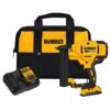 DEWALT DCN681D1 20V MAX XR Lithium-Ion Cordless 18-Gauge Narrow Crown Stapler Kit with 2.0Ah Battery, Charger and Contractor Bag