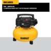 DEWALT DWFP55126 6 Gal. 165 PSI Electric Pancake Air Compressor