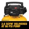 DEWALT DWFP55126 6 Gal. 165 PSI Electric Pancake Air Compressor