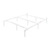 Mainstays 12" Adjustable Metal Platform Bed Frame, White, Twin - King