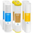 Express Water FLTWH2045CKS2 KDF Carbon Sediment Heavy Metal Whole House Replacement Filters Water Filter Cartridge 6-Pack