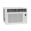 GE AHTE06AA 6,000 BTU 115-Volt Window Air Conditioner for Bedroom or 250 sq. ft. Rooms in White with Remote, Included Install Kit