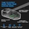 Genie 2035-TKV Chain Drive 550 1/2 HPc Durable Chain Garage Door Opener with Wireless Keypad