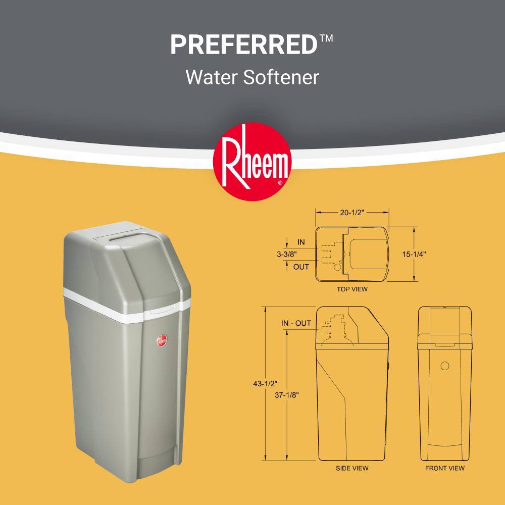 Rheem Water Softener Cleaner