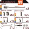 Husky H270MTSRM Mechanics Tool Set (270-Piece) Husky H270MTSRM Mechanics Tool Set (270-Piece)