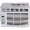Keystone KSTAW05BE 5,000 BTU Window-Mounted Air Conditioner with Follow Me LCD Remote Control in White, KSTAW05BE
