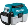 Makita XCV11Z 18-Volt LXT Lithium-Ion Brushless Cordless 2 Gal. HEPA Filter Portable Wet/Dry Dust Extractor/Vacuum, Tool Only