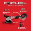 Milwaukee 2889-20 M18 FUEL 18V Lithium-Ion Brushless Cordless 4-1/2 in./5 in. Grinder with Variable Speed & Slide Switch (Tool-Only)