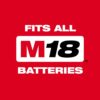 Milwaukee 2889-20 M18 FUEL 18V Lithium-Ion Brushless Cordless 4-1/2 in./5 in. Grinder with Variable Speed & Slide Switch (Tool-Only)