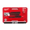 Milwaukee 49-66-7009-49-66-7009 SHOCKWAVE 3/8 in. Drive SAE and Metric 6 Point Impact Socket Set (86-Piece)