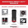 Milwaukee 49-66-7015 SHOCKWAVE 1/2 in. Drive Metric 6 Point Impact Socket Set (29-Piece) Milwaukee 49-66-7015 SHOCKWAVE 1/2 in. Drive Metric 6 Point Impact Socket Set (29-Piece)