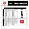 Milwaukee 49-66-7015 SHOCKWAVE 1/2 in. Drive Metric 6 Point Impact Socket Set (29-Piece) Milwaukee 49-66-7015 SHOCKWAVE 1/2 in. Drive Metric 6 Point Impact Socket Set (29-Piece)
