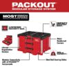 Milwaukee 48-22-8443-8424 PACKOUT 22 in. 3-Drawer and Tool Box Milwaukee 48-22-8443-8424 PACKOUT 22 in. 3-Drawer and Tool Box