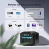 Renogy RPS2220AA-US PHOENIX 200-Watt Portable Power Station, 222Wh Solar Generator, Li Backup Battery Charger for Camping Home Emergency