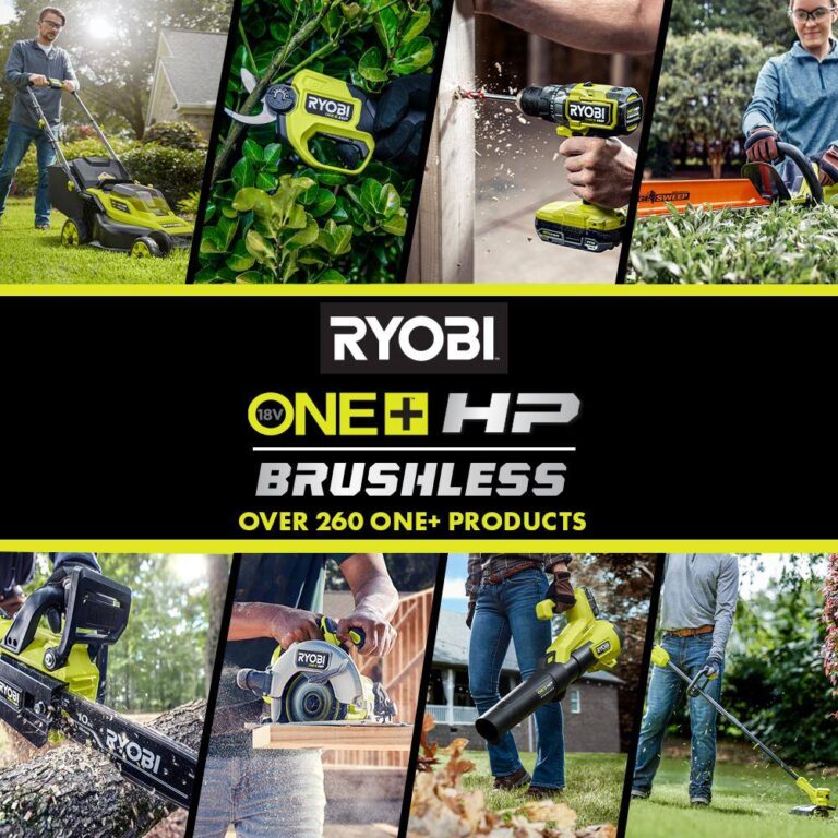 RYOBI P2930-4 ONE+ HP 18V Brushless Cordless Earth Auger With 4 In. And ...