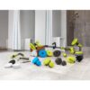 RYOBI P4500K ONE+ 18V Cordless Telescoping Power Scrubber Kit with 2.0 Ah Battery and Charger