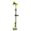 RYOBI P4500K ONE+ 18V Cordless Telescoping Power Scrubber Kit with 2.0 Ah Battery and Charger