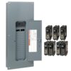 Square D HOM3060M200PCVP Homeline 200 Amp 30-Space 60-Circuit Indoor Main Breaker Plug-On Neutral Load Center with Cover(HOM3060M200PCVP)