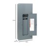 Square D HOM3060M200PCVP Homeline 200 Amp 30-Space 60-Circuit Indoor Main Breaker Plug-On Neutral Load Center with Cover(HOM3060M200PCVP)