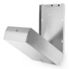 Alpine Industries 480-2PK Stainless Steel Brushed C-Fold/Multi-Fold Paper Towel Dispenser (2-Pack)