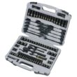 Stanley 92-839 1/4 in. & 3/8 in. Drive Black Chrome Laser Etched SAE & Metric Mechanics Tool Set (99-Piece)