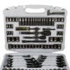 Stanley 92-839 1/4 in. & 3/8 in. Drive Black Chrome Laser Etched SAE & Metric Mechanics Tool Set (99-Piece) Stanley 92-839 1/4 in. & 3/8 in. Drive Black Chrome Laser Etched SAE & Metric Mechanics Tool Set (99-Piece)