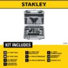 Stanley 92-839 1/4 in. & 3/8 in. Drive Black Chrome Laser Etched SAE & Metric Mechanics Tool Set (99-Piece) Stanley 92-839 1/4 in. & 3/8 in. Drive Black Chrome Laser Etched SAE & Metric Mechanics Tool Set (99-Piece)