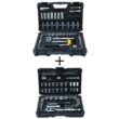 Stanley STMT7485874859 1/4 in. & 3/8 in. Drive Full Polish Chrome SAE & Metric Mechanic Tool Set (97-Piece) and Mechanic Tool Set (68pc)