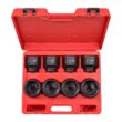 TEKTON 4893 3/4 in. Drive 2-1/16 - 2-1/2 in. 6-Point Shallow Impact Socket Set