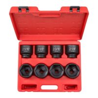 TEKTON 4893 3/4 in. Drive 2-1/16 - 2-1/2 in. 6-Point Shallow Impact Socket Set