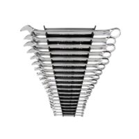 TEKTON WCB91102 Combination Wrench Set, 19-Piece (1/4 - 1-1/4 in.) - Rack