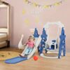 TOBBI TH17H0756 Kids Play Slide and Swing Set Indoor Outdoor Play Ground